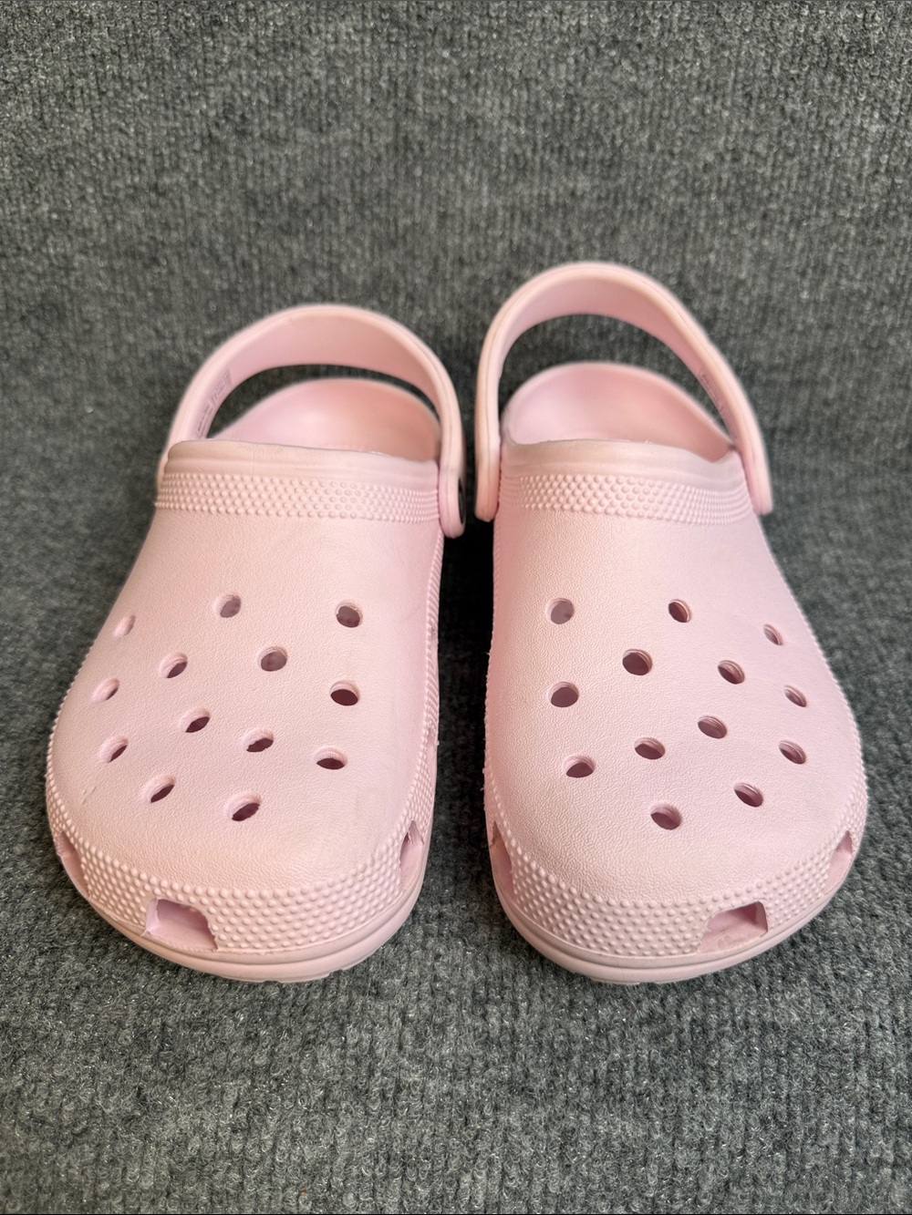 CROCS Light Pink Classic Clog Sandals Women’s 8 Men’s 6 - Picture 2 of 7
